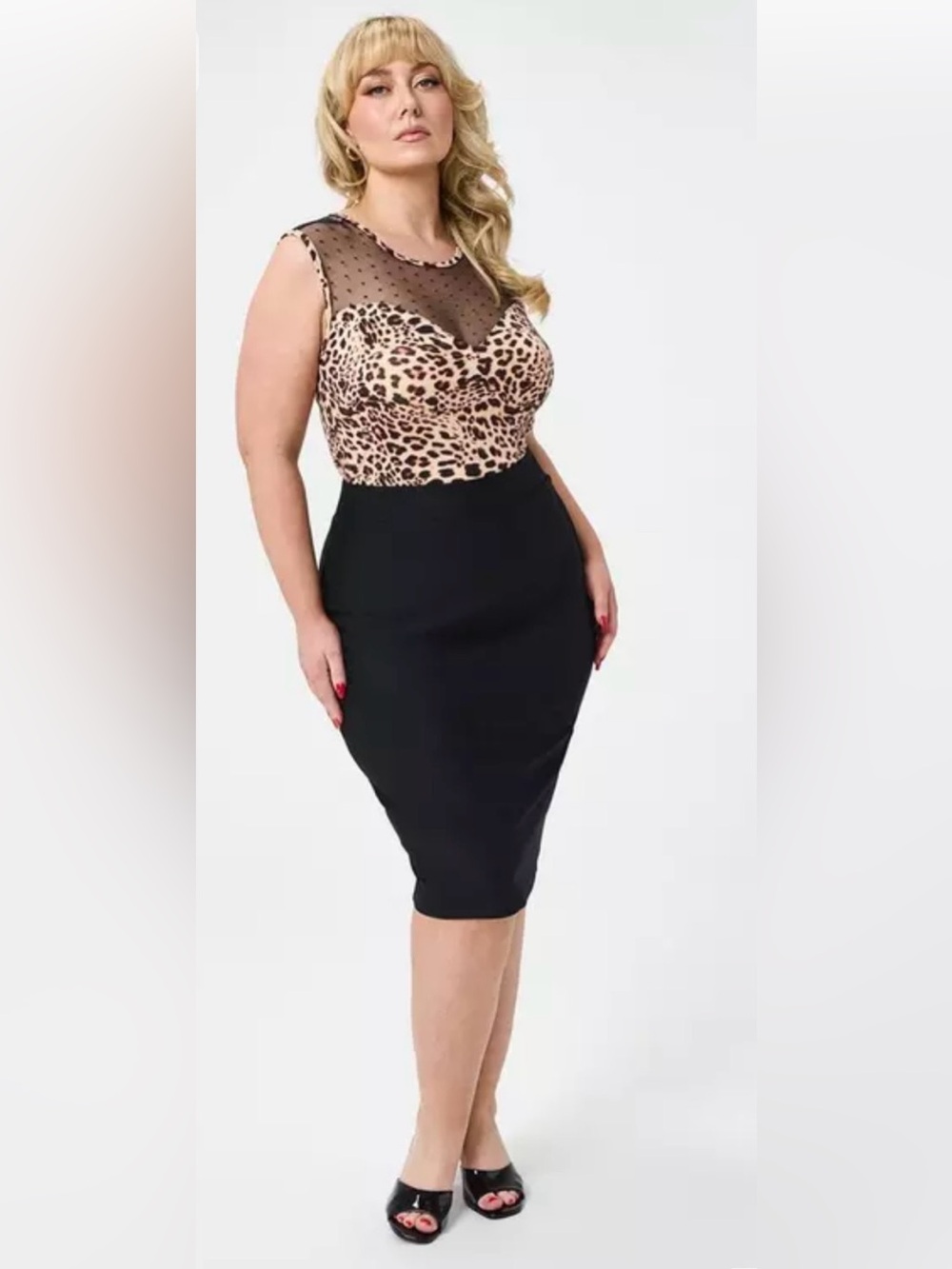 TORRID Retro Chic Black Pencil Skirt
